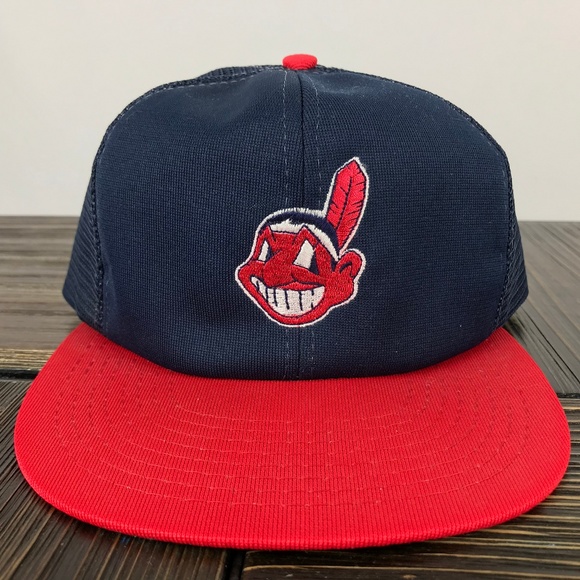 chief wahoo trucker hat